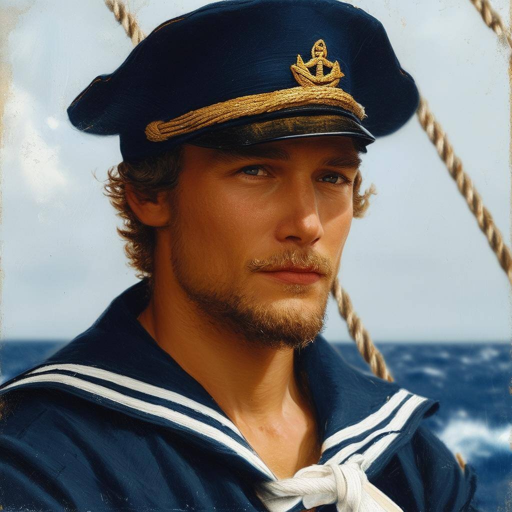 sailor in cap